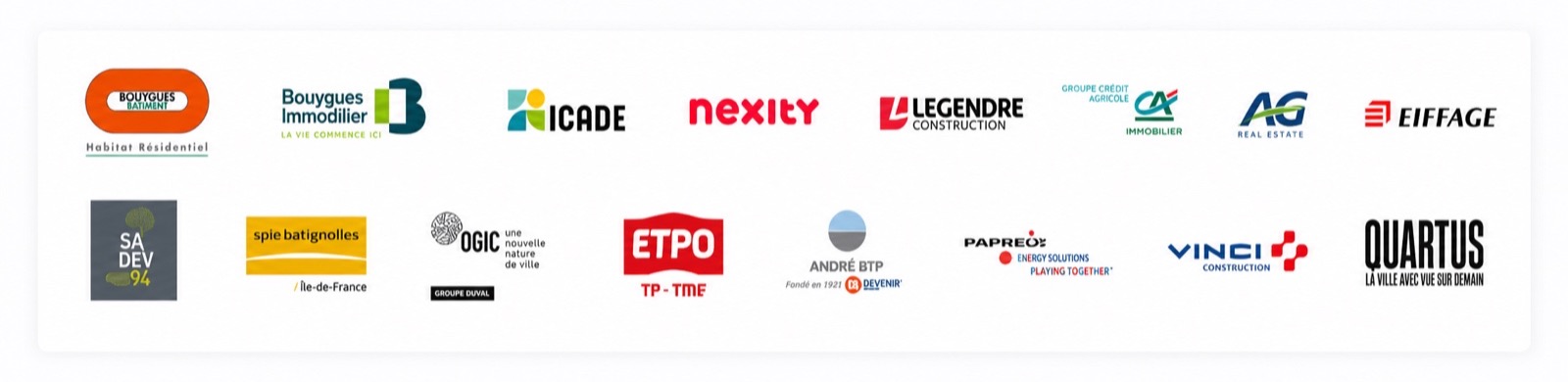 Ils nous font confiance — références clients de B-TON DESIGN
